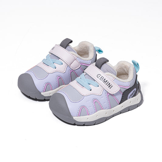 EBMINI Cosy Lined Trainers – Lightweight Design with Easy Velcro Strap