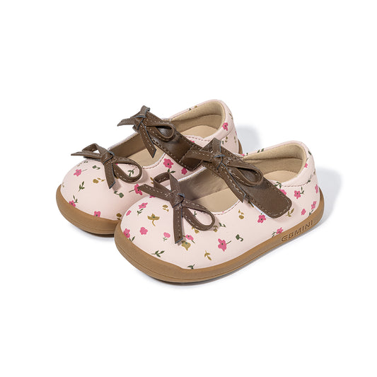 Girls Floral Mary Jane Flats
