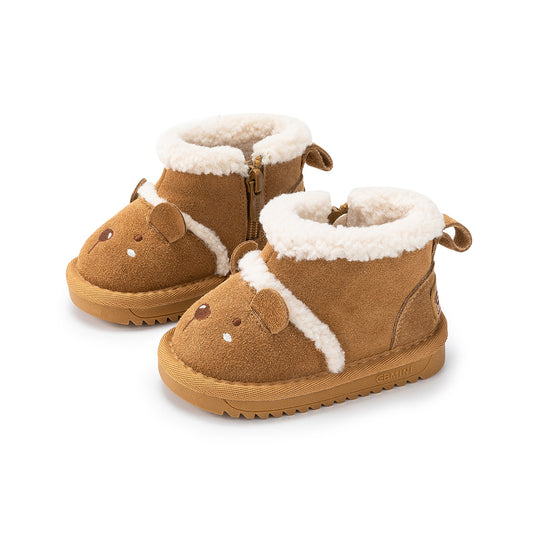 EBMINI Kids’ Barefoot Winter Boots – Cozy, Flexible & Playful Design