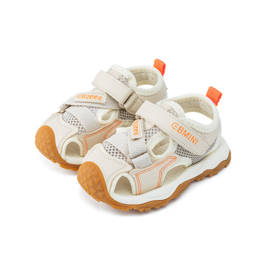 EBMINI Closed Toe Adventure Water Sandals | Breathable Non-Slip Summer Shoes for Boys Girls 2-8Y