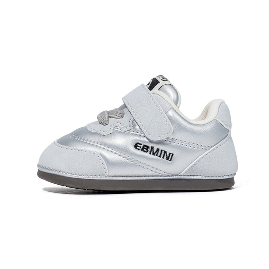 Kids Walking Shoes - Suede Velcro Strap Non-Slip