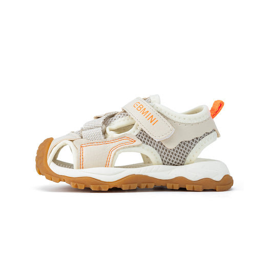 EBMINI Closed Toe Adventure Water Sandals | Breathable Non-Slip Summer Shoes for Boys Girls 2-8Y