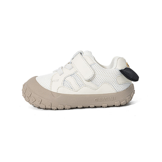 Kids Sneakers - White Mesh Breathable Casual