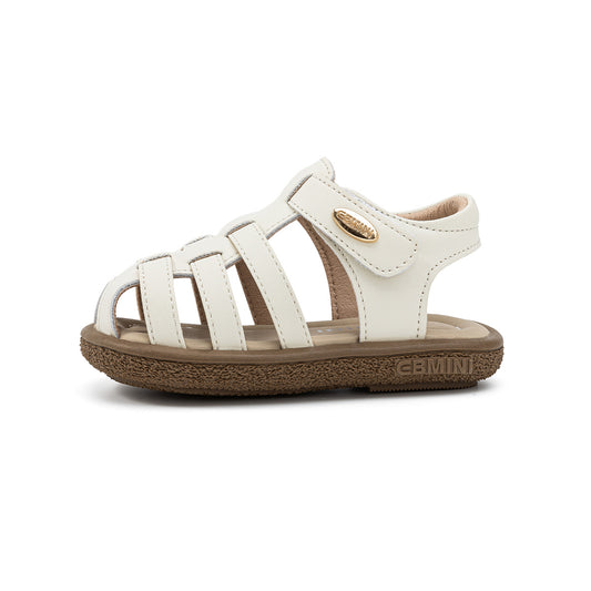 EBMINI Woven Closed-Toe Toddler Sandals | Stylish Non-Slip Shoes for Boys Girls 10M-5Y