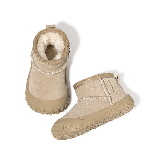 EBMINI Kids’ Cozy Fleece-Lined Boots – Lightweight, Non-Slip & Easy On