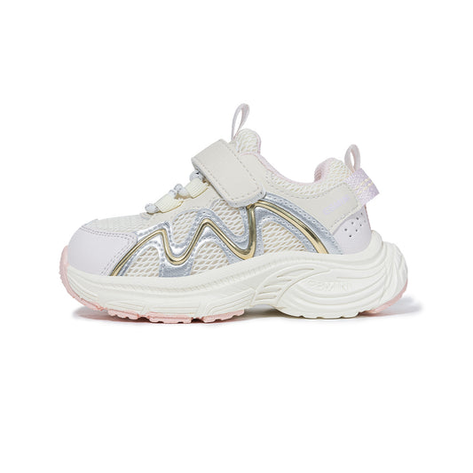 Kids Sports Sneakers - Breathable Mesh Velcro Strap Non-Slip