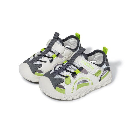 EBMINI Closed-Toe Hiking Toddler Sandals | Non-Slip Breathable First Walkers for Boys Girls 2-7Y