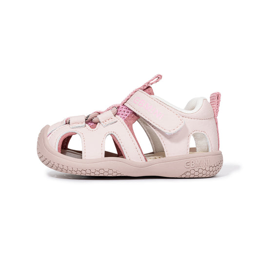 EBMINI Breathable Closed-Toe Toddler Sandals | Non-Slip First Walkers for Boys Girls 15M-5Y