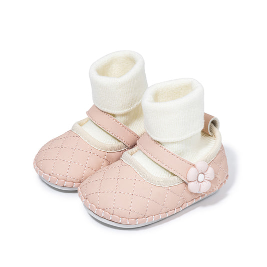 EBMINI Cosy Lined Baby Mary Jane Shoes – Stylish, Soft & Steady for First Steps