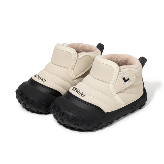EBMINI Kids’ Cozy Fleece-Lined Boots – Waterproof, Non-Slip & Easy On
