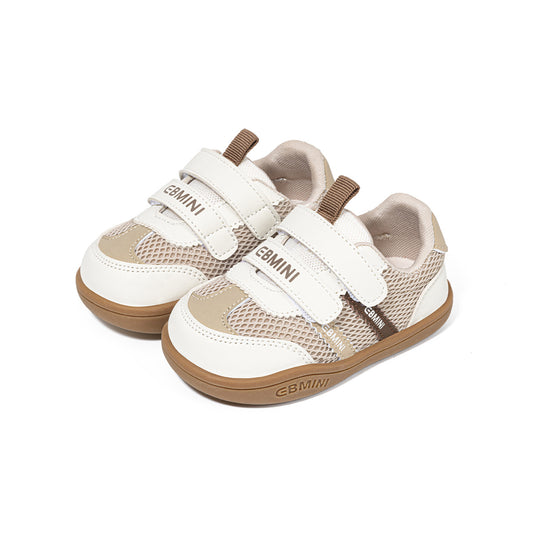 Toddler Sneakers - Multi-Color Mesh, Velcro Strap