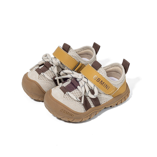 Kids Outdoor Sneakers - Breathable Mesh Secure Fit