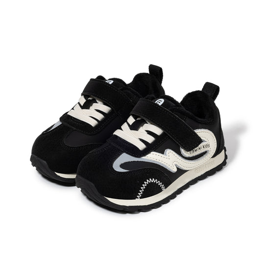 EBMINI Kids’ Cozy Fleece-Lined Trainers – Non-Slip & Perfect for Play