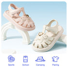 Elephant Charm Closed-Toe Kids Sandals
