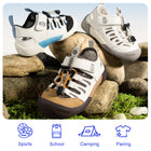 Cartoon Bear Bungee Lace Closed-Toe Hiking Toddler Sandals