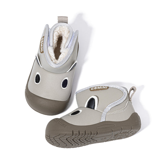 EBMINI Adorable Animal Baby Boots – Fleece-Lined, Easy Velcro Fastening & Waterproof Comfort