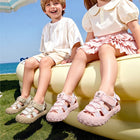 Triple-Strap Fisherman Closed-Toe Toddler Sandals