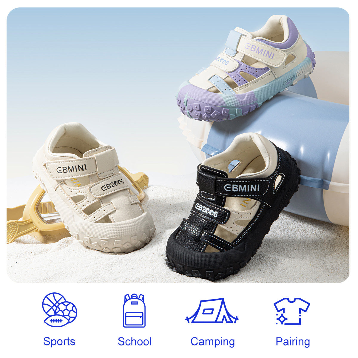 Double Velcro Cage Toddler Sandals