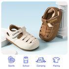 Suede Fisherman Closed-Toe Toddler Sandals