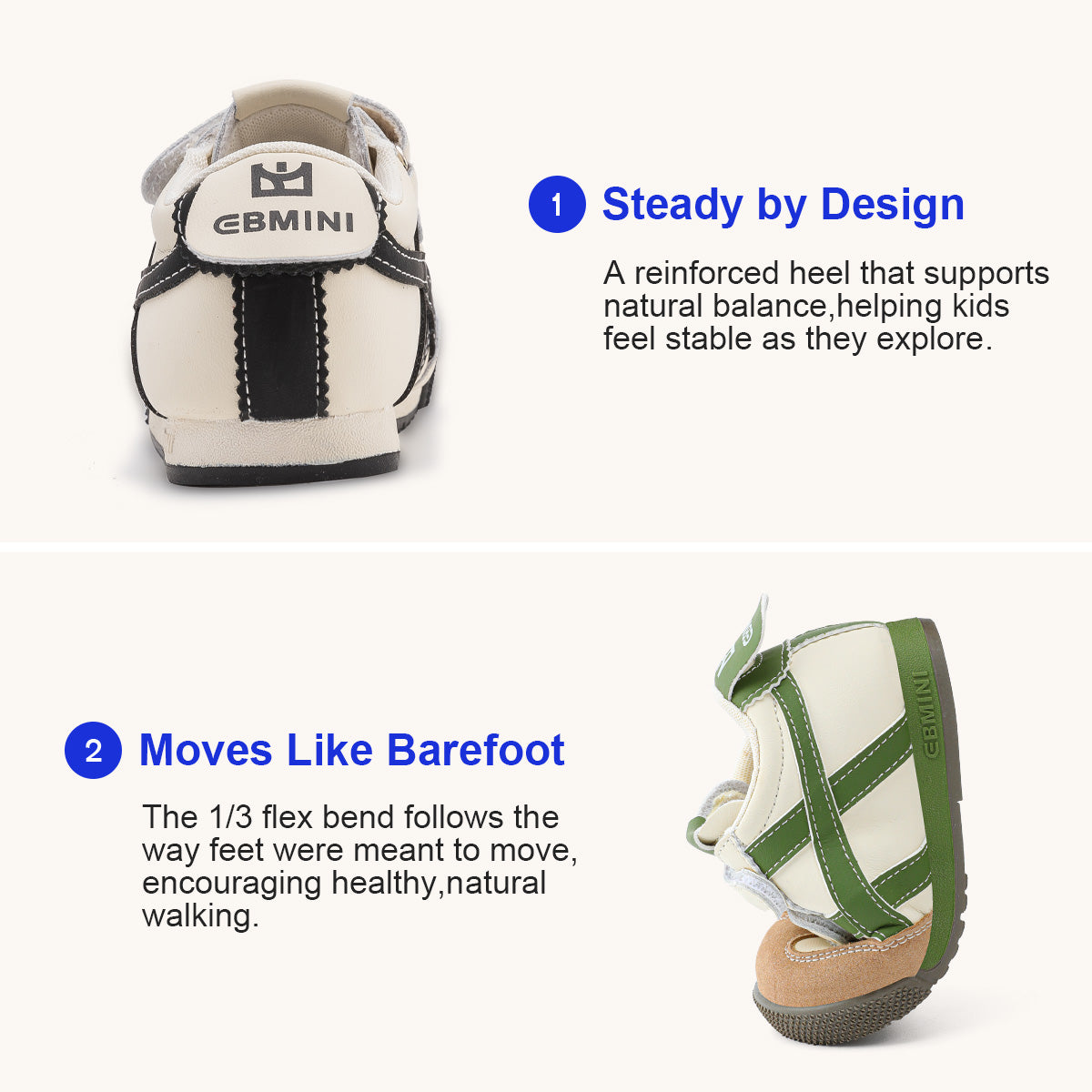 EBMINI® CORE | Barefoot Toddler Sneakers