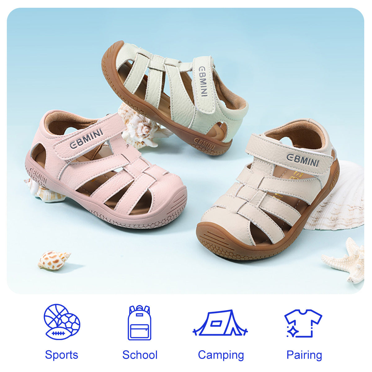 Fisherman Closed-Toe Toddler Sandals