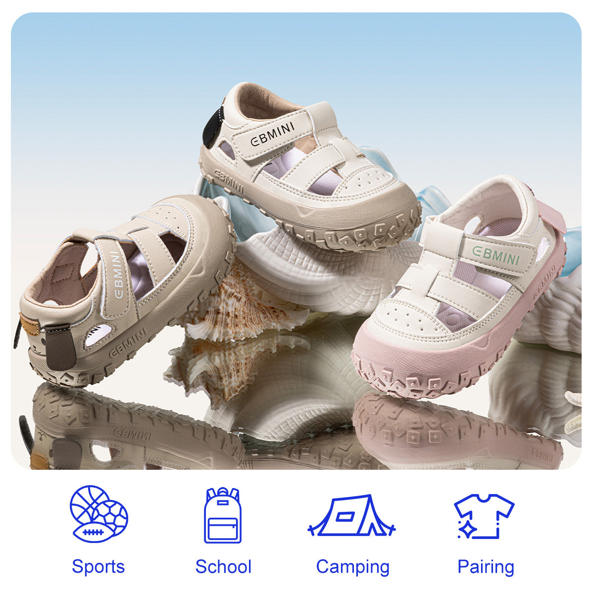 Roman T-Strap Closed-Toe Toddler Sandals