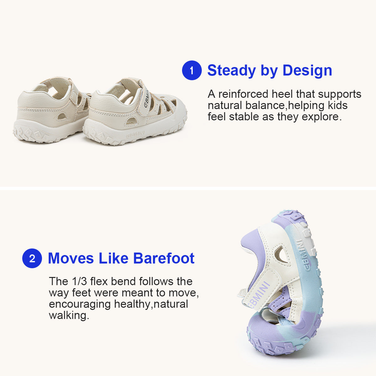 Double Velcro Cage Toddler Sandals