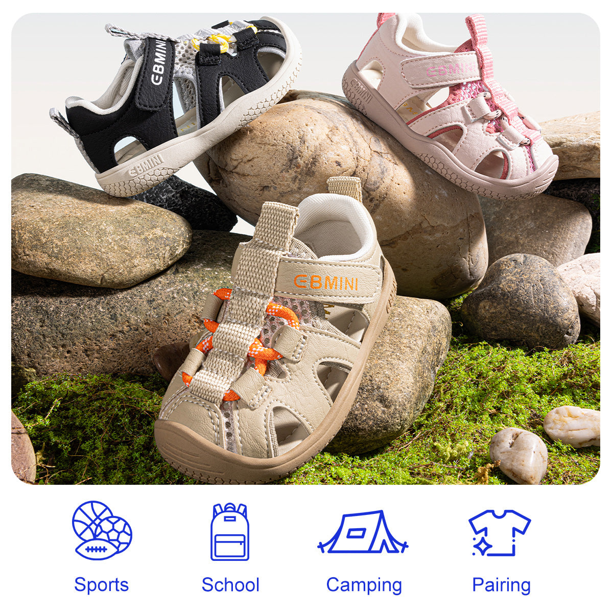 Ditsy Floral Closed-Toe Toddler Sandals
