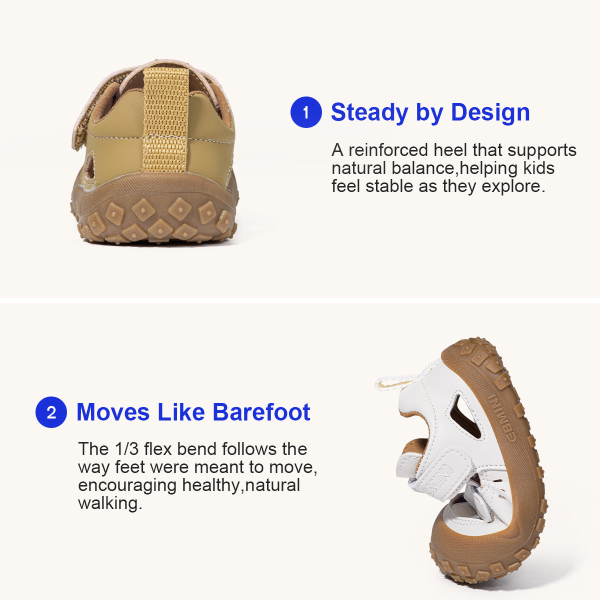 Cage Dual-Strap Outdoor Closed-Toe Toddler Sandals