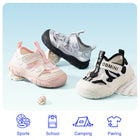 Glitter Heart Mesh Toddler Sandals