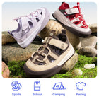Letter Print Webbing Closed-Toe Hiking Toddler Sandals
