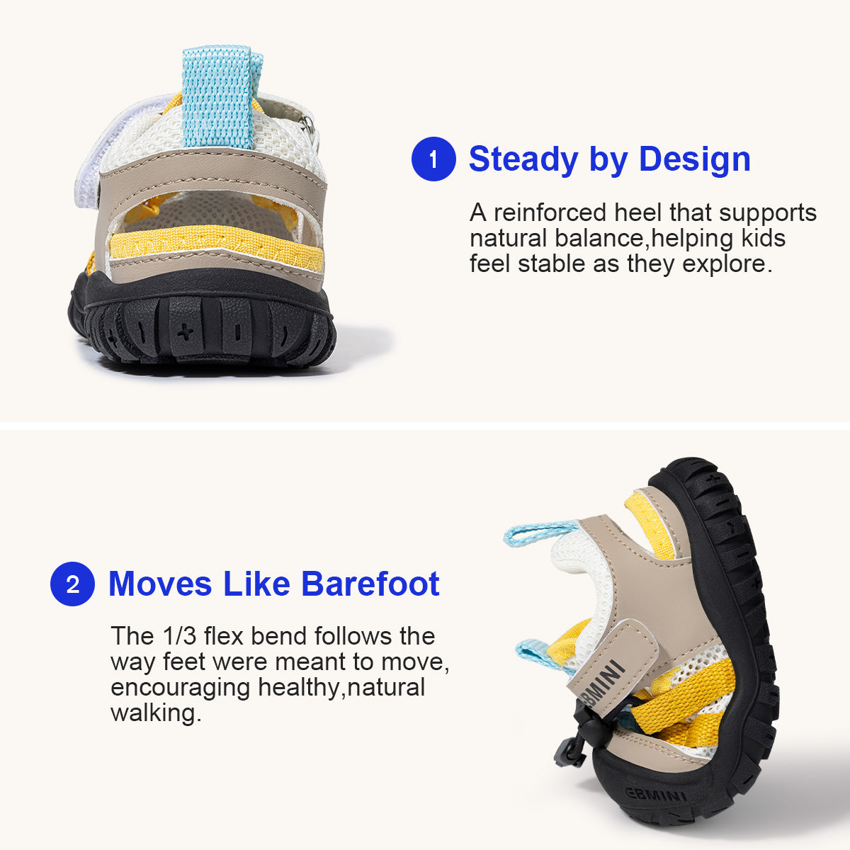 Colorful Stripe Bungee Toddler Sandals