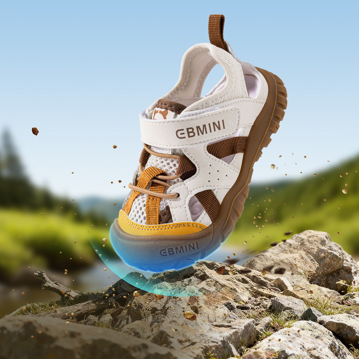 Hiking Colorblock Closed-Toe Toddler Sandals