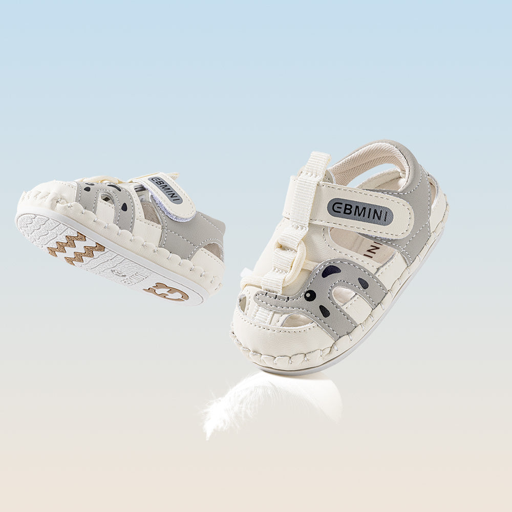 Elephant Shape Soft-Sole Closed-Toe Baby Sandals