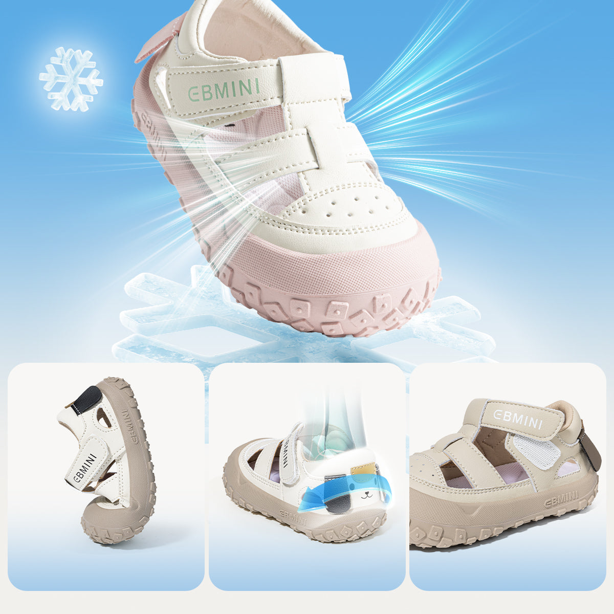 Roman T-Strap Closed-Toe Toddler Sandals