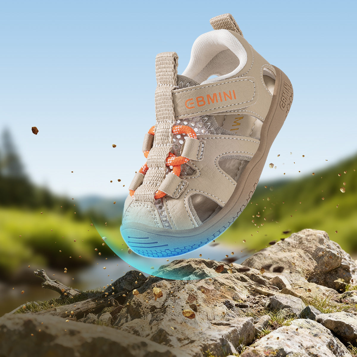 Ditsy Floral Closed-Toe Toddler Sandals
