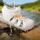 Wave Graphic Mesh Closed-Toe Toddler Sandals