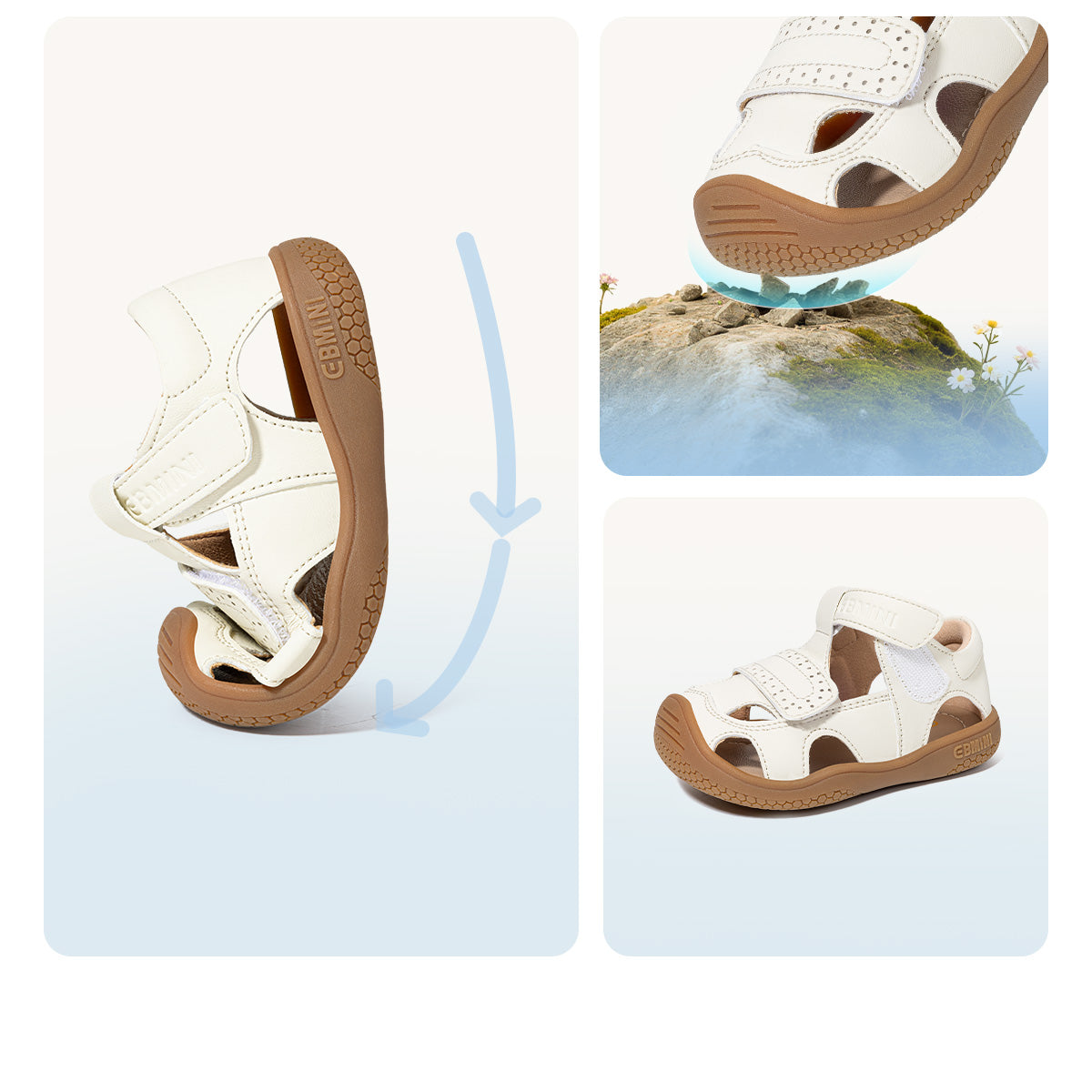 Perforated Roman T-Strap Toddler Sandals