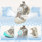 Rotary Buckle Closed-Toe Kids Sandals
