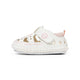 Baby Unisex Bear & Bunny Embroidered Closed-Toe Sandals, Soft Pre-Walker Shoes