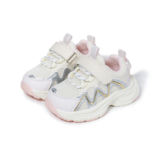 Kids Sports Sneakers - Breathable Mesh Velcro Strap Non-Slip