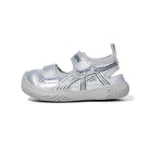 Retro X-Stitch Dual-Strap Mesh Closed-Toe Toddler Sandals
