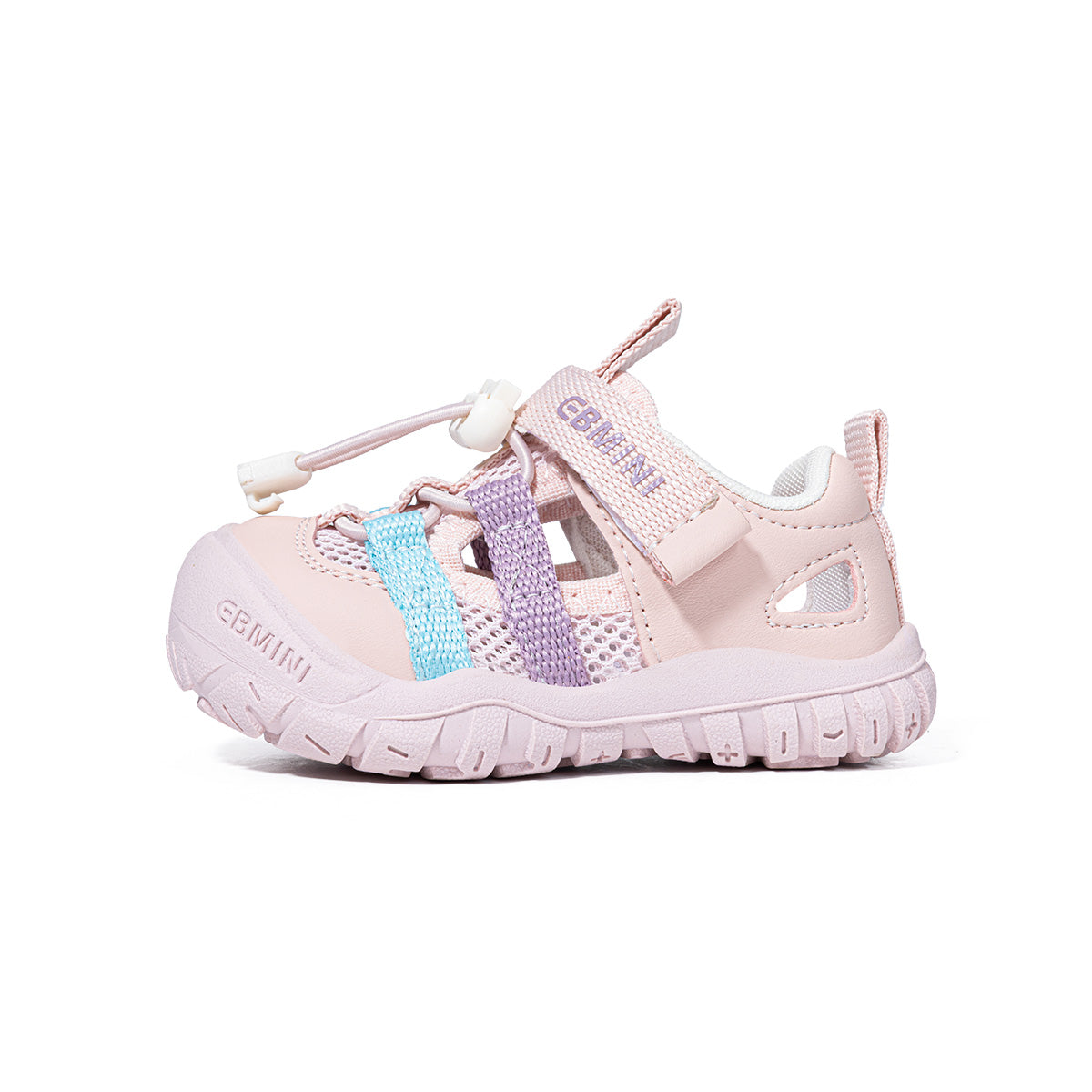 Colorful Webbing Closed-Toe Toddler Sandals