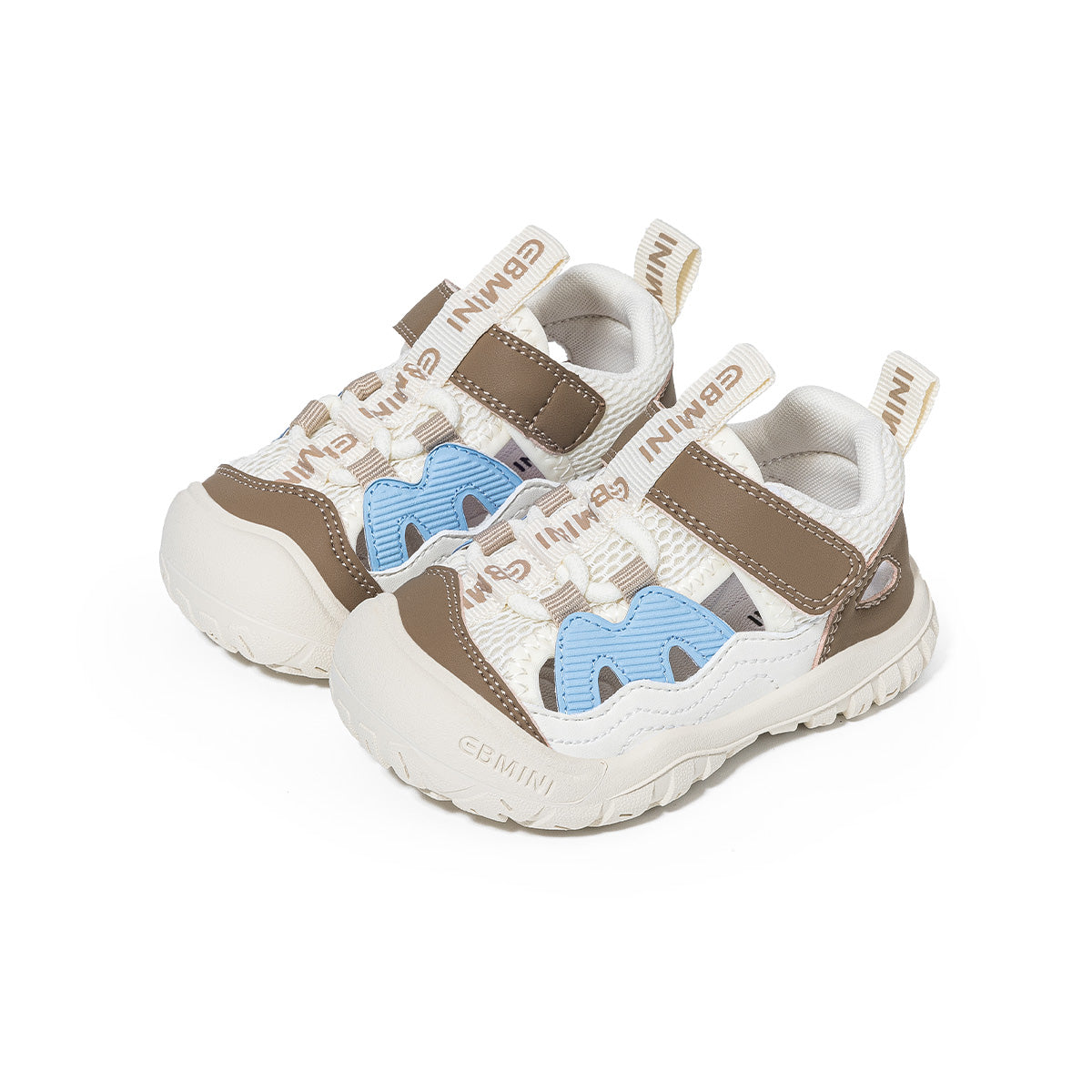 Colorblock Mesh Closed-Toe Toddler Sandals