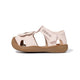 3D Flower Velcro Closed-Toe Toddler Sandals
