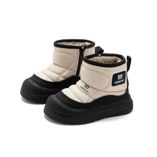 EBMINI Cozy Slip-Resistant Snow Boots for Kids