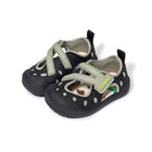 Polka Dot Velcro Closed-Toe Toddler Sandals