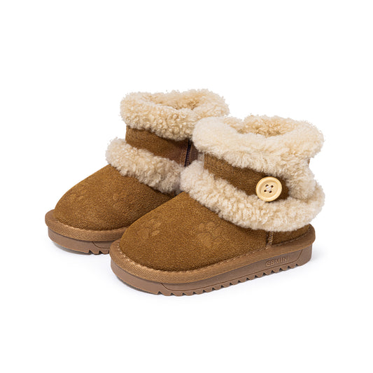 EBMINI Cozy Fleece Baby Boots – Lightweight, Non-Slip & Perfect for First Steps