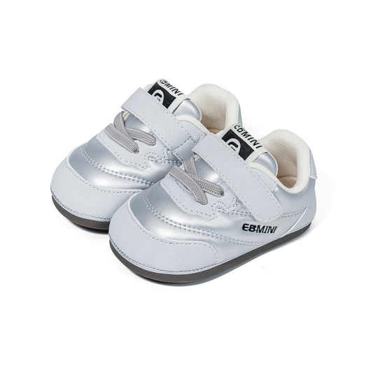 Kids Walking Shoes - Suede Velcro Strap Non-Slip