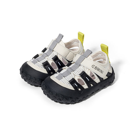 EBMINI Color Pop Sport Closed-Toe Toddler Sandals | Non-Slip Breathable First Walkers for Boys Girls 10M-6Y